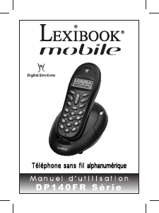 Mode d’emploi Lexibook DP140FR Téléphone sans fil