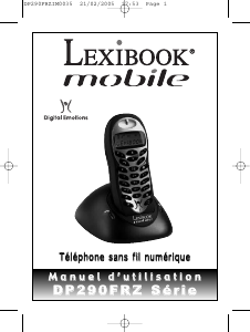 Mode d’emploi Lexibook DP290FRZ Téléphone sans fil