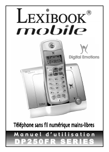 Mode d’emploi Lexibook DP250F Téléphone sans fil