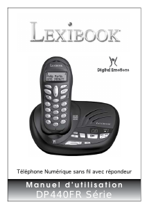 Mode d’emploi Lexibook DP440F Téléphone sans fil