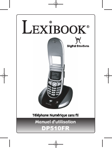 Mode d’emploi Lexibook DP510FR Téléphone sans fil