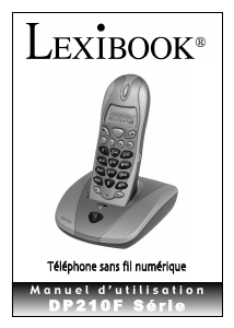 Mode d’emploi Lexibook DP210F Téléphone sans fil
