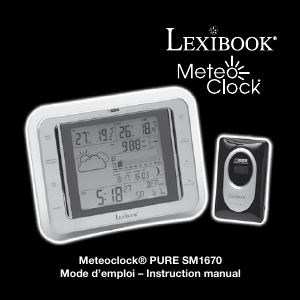 Manual Lexibook SM1670 Weather Station