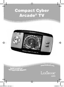 Bedienungsanleitung Lexibook JL2370 Compact Cyber Arcade TV