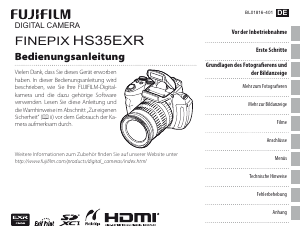 Bedienungsanleitung Fujifilm FinePix HS35EXR Digitalkamera