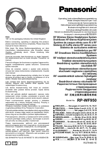 Manual de uso Panasonic RP-WF950E Auriculares