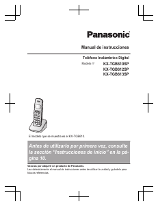 Manual de uso Panasonic KX-TGB612SP Teléfono inalámbrico