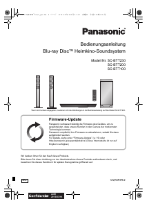 Bedienungsanleitung Panasonic SC-BTT230EG Heimkinosystem