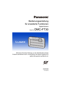 Bedienungsanleitung Panasonic DMC-FT30 Lumix Digitalkamera