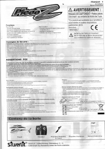 Mode d’emploi Silverlit Picoo Z Hélicoptère radiocommandée