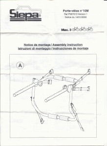 Manuale Siepa P067013 Portabiciclette