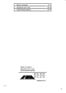 Mode d’emploi Siemens EK746501 Table de cuisson