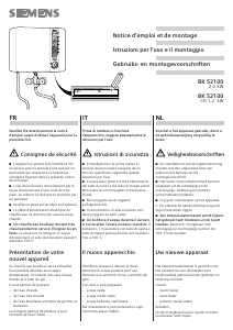 Mode d’emploi Siemens BK52100 Chaudière