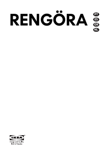 Manual IKEA RENGORA Dishwasher