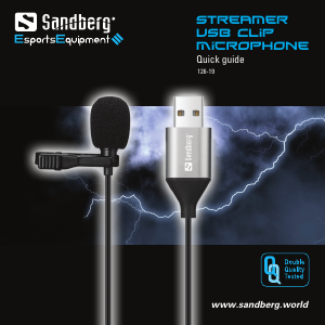 Návod Sandberg 126-19 Mikrofón