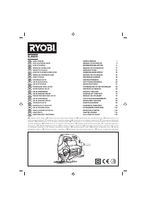 Руководство Ryobi EJ600 Электрический лобзик