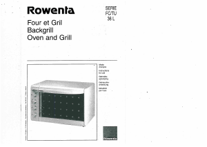 Mode d’emploi Rowenta FC-36 L Four