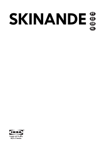 Manuale IKEA SKINANDE Lavastoviglie