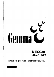 Manual Necchi 261 Gemma Sewing Machine