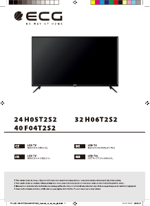 Bedienungsanleitung ECG 32 H06T2S2 LED fernseher