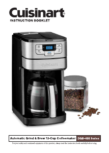 Manual Cuisinart DGB-400 Coffee Machine