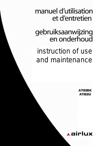 Handleiding Airlux ATI83BK Kookplaat