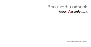 Bedienungsanleitung Huawei Ascend D1 Quad XL Handy