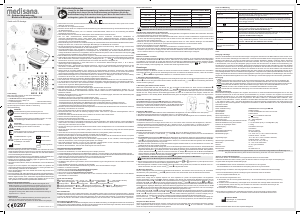 Руководство Medisana BW 335 Тонометр