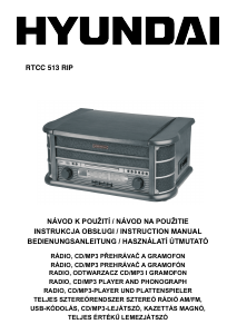Instrukcja Hyundai RTCC 513 RIP Gramofon