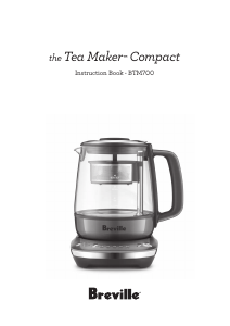 Manual Breville BTM700SHY1BUS1 The Tea Maker Compact Tea Machine