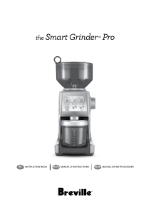 Mode d’emploi Breville BCG820BSSXL the Smart Grinder Pro Moulin à café