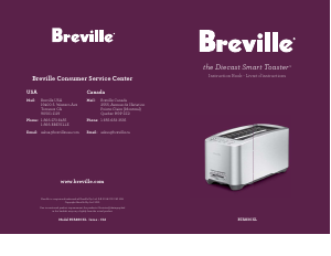 Manual Breville BTA830XL Die-Cast Smart Toaster Toaster