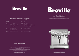 Manual Breville BEP920BSS1BUS1 The Dual Boiler Espresso Machine