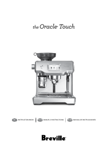 Manual Breville BES990BSS1BUS1 The Oracle Touch Espresso Machine