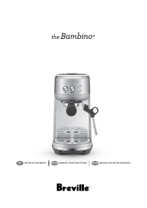 Handleiding Breville BES450BSS1BUS1 The Bambino Espresso-apparaat