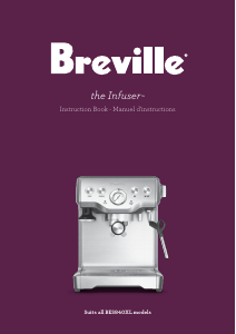 Mode d’emploi Breville BES840XL The Infuser Machine à expresso