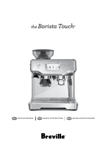 Manual Breville BES880BSS1BUS1 The Barista Touch Espresso Machine