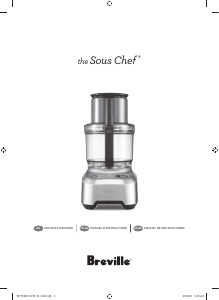 Bruksanvisning Breville BFP800XL The Sous Chef 16 Pro Matberedare