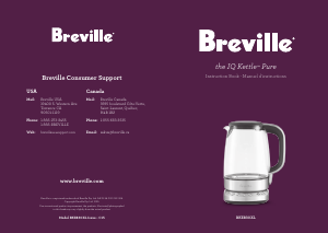 Manual Breville BKE830XL The IQ Kettle Pure Kettle