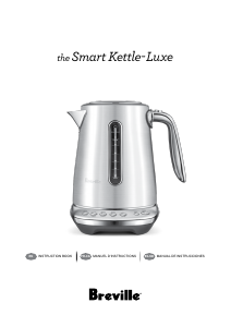 Manual de uso Breville BKE845BSS1BUS1 The Smart Luxe Hervidor