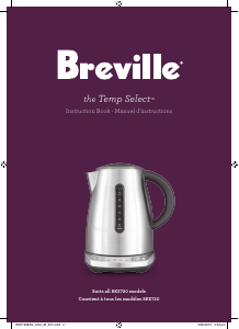 Manual Breville BKE720BSSUSC The Temp Select Kettle