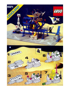 Bedienungsanleitung Lego set 6971 Space Raumstation Intergalaktische Kommandobasis