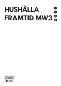 Manual de uso IKEA FRAMTID MW3 Microondas