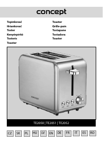 Bedienungsanleitung Concept TE2050 Toaster