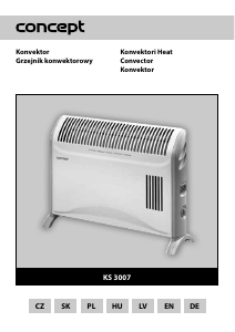 Manual Concept KS3007 Heater