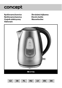 Manual Concept RK3150 Kettle