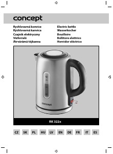 Manual Concept RK3222 Kettle