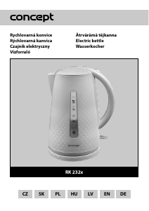 Manual Concept RK2321 Kettle