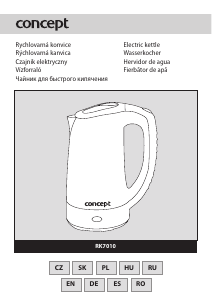 Manual Concept RK7010 Kettle