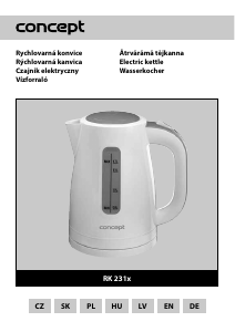 Manual Concept RK2310 Kettle
